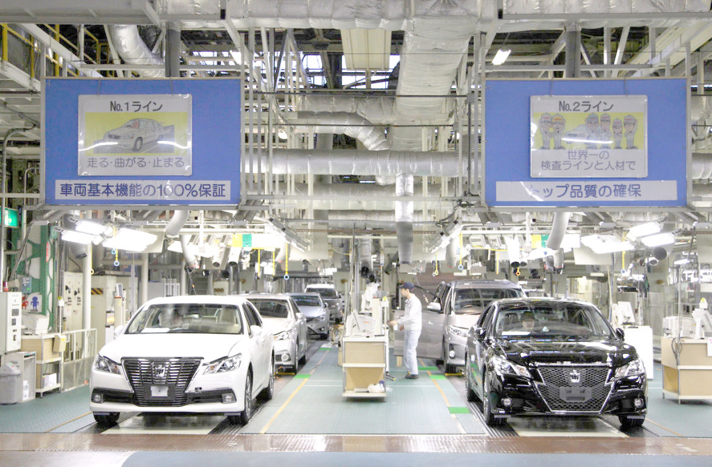 Toyota's Motomachi assembly plant in Toyota City