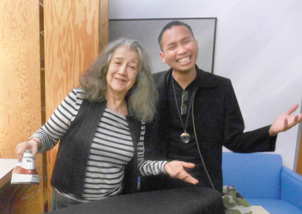 Aryo Wicaksono from Indonesia with Martha Argerich from Argentina